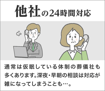 通常は仮眠をしている体制の会社も多い。