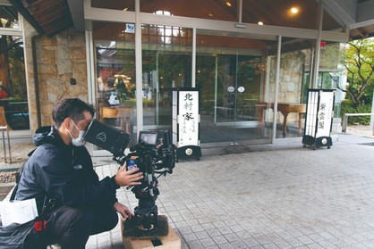 葬儀会館紫雲閣（豊田市）での映画撮影
