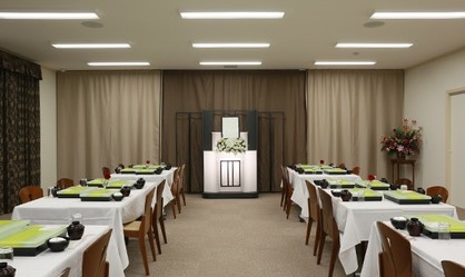 豊田市そうそうの森さなげ（葬儀会館）の親族控室