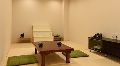 豊田市の葬儀会館FUNEサンクリークの和室